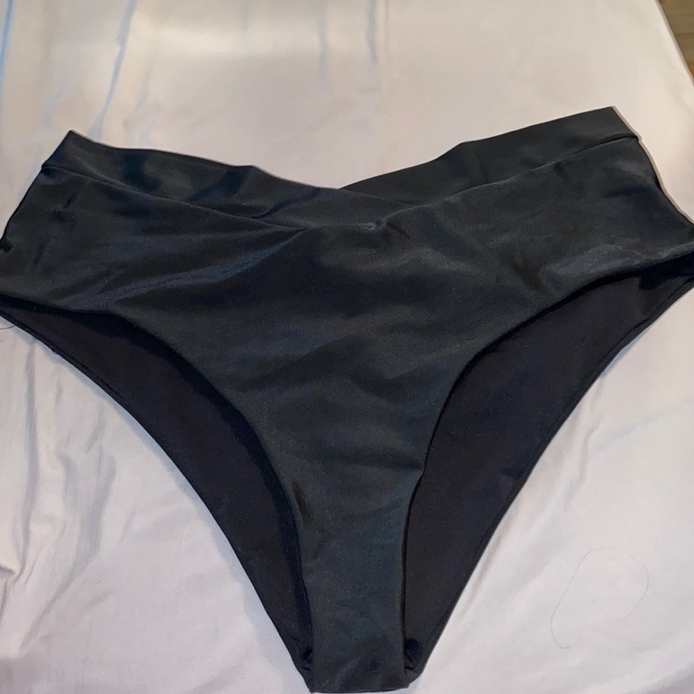 Black bikini bottom